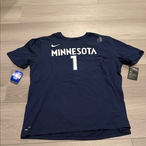 Nike Men's Dark Blue Minnesota T-shirts Jersey